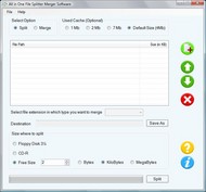 Program to Split Large Files screenshot